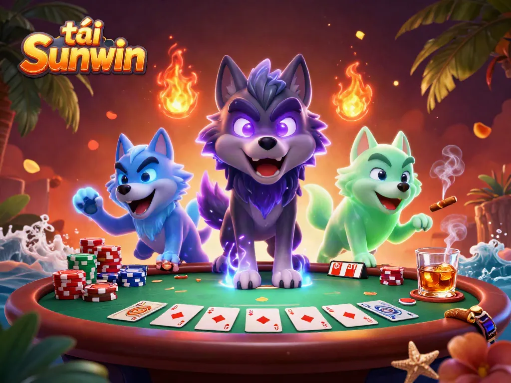 Experience the thrill of tải Sunwin as you engage in a vibrant poker scene with enchanting spirits.