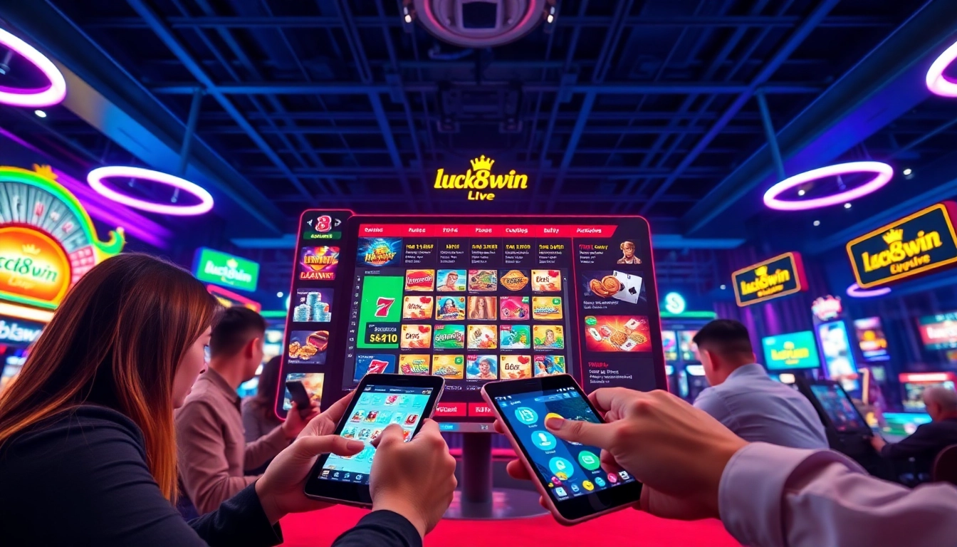 Explore the vibrant online betting experience at luck8win.live with diverse gaming options.