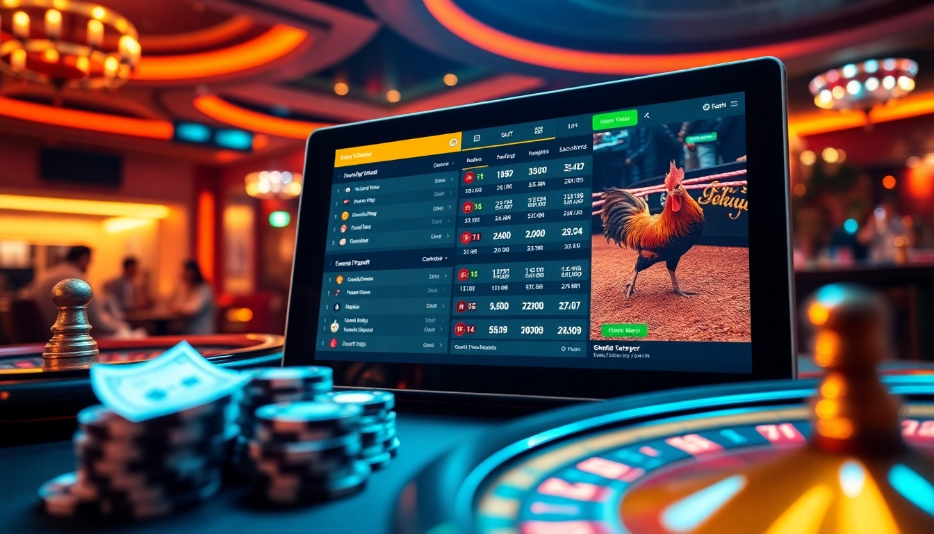 Betting on SV388 live cockfighting matches and casino games for an exciting experience.