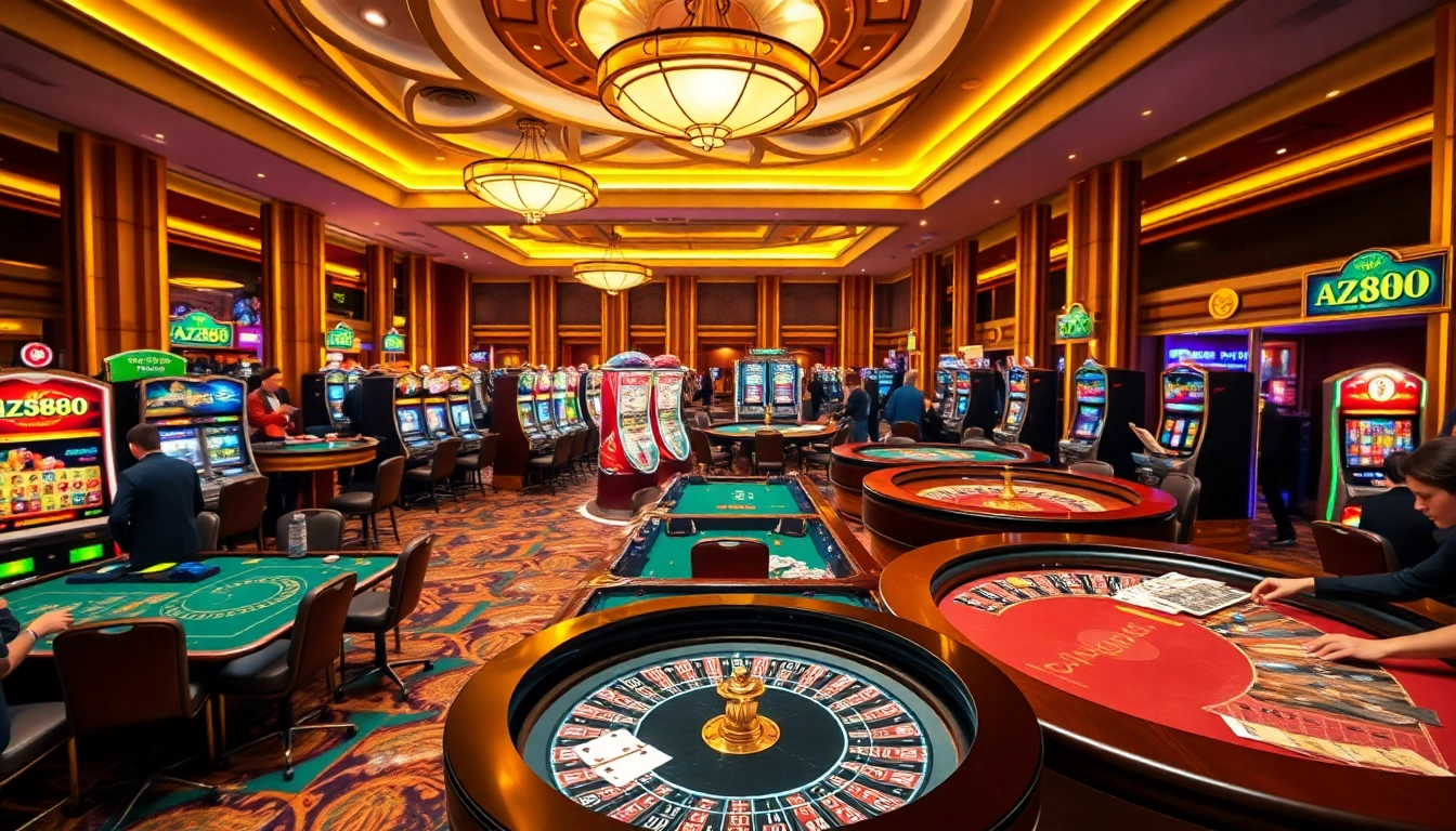 Experience the thrill of az888 with lively casino tables and exciting games.
