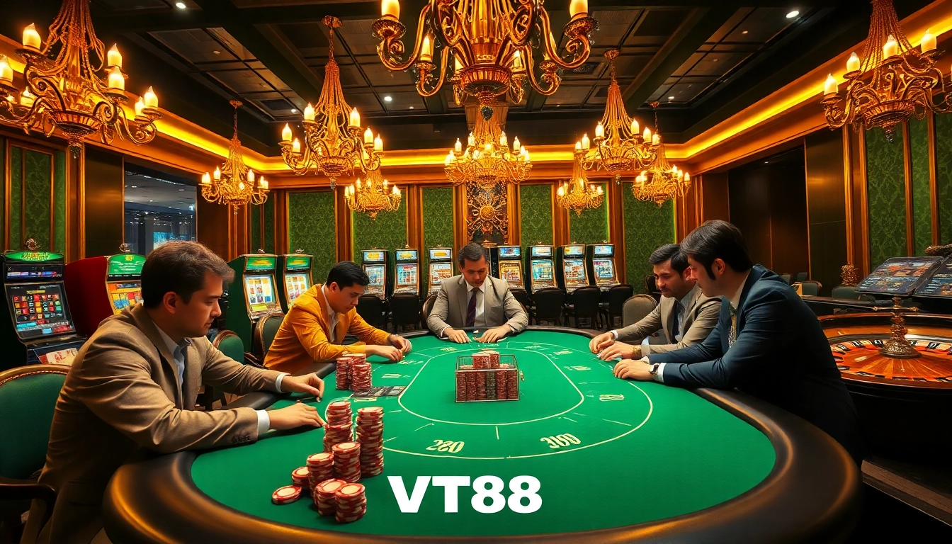 Experience the thrill of VT88 with vibrant casino games and high-stakes poker action.