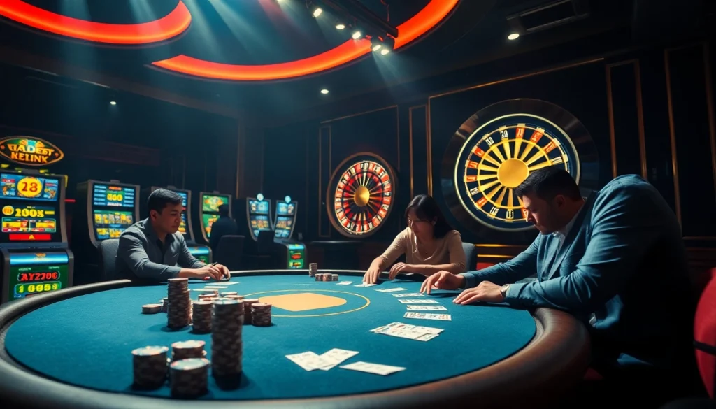 Experience the thrill of Nhà cái 8DAY with engaging casino gameplay and vibrant atmosphere.