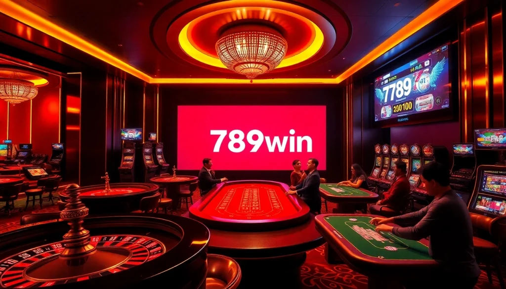 Experience the thrill of 789win with vibrant casino gaming and luxurious atmosphere.