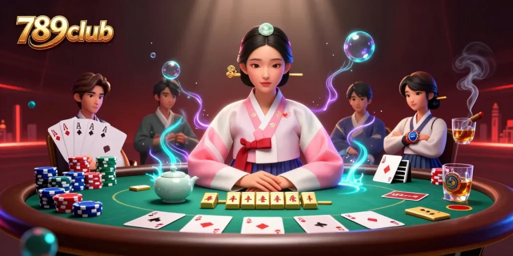 Experience thrilling gaming at 789club with poker and vibrant casino elements.