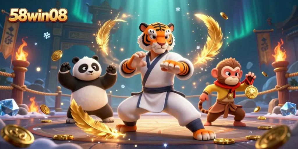 Experience thrilling gaming at 58win08 with exciting characters and captivating casino elements.