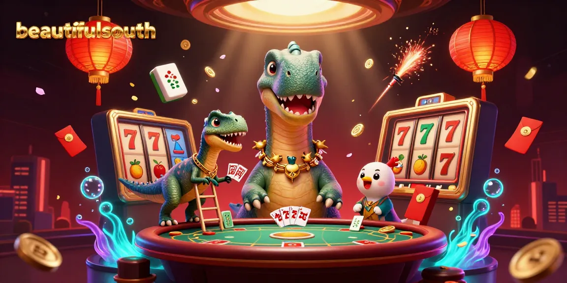 Play at beautifulsouth's vibrant casino scene featuring unique characters and dynamic gaming elements.